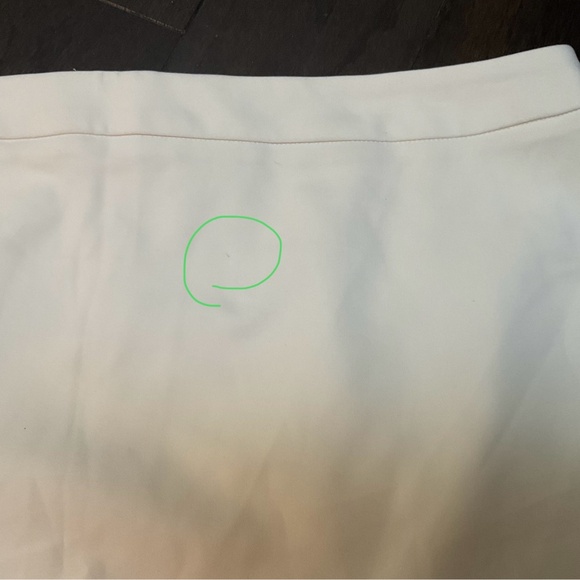 NWT EXPRESS Fully Lined Cream Mini Skirt Size 18 - Picture 7 of 8